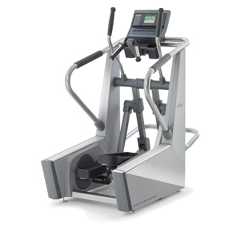 Front three quarters production model view of the Elliptical trainer 
