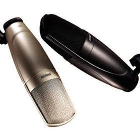 Champagneand Black color options for the  KSM32 Microphone  