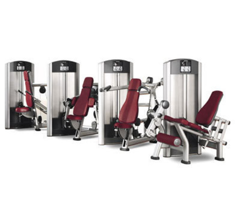 Collection of several machines in the Life Fitness Signature series