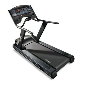 Overall three quarters view of the 9000 Series Treadmill