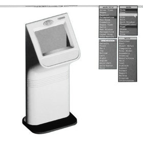 CAD image showing a concept for the scorer kiosk