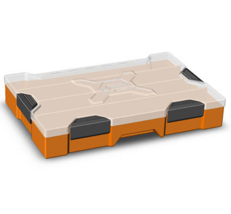 Overhead view from SolidWorks of the StowAway box