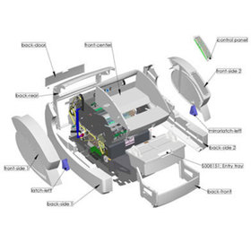 SolidWorks exploded view of the Ngenuity Scanner outer enclosure