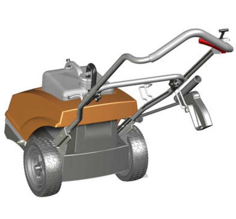 Rear user view from SolidWorks showing the Controls of the Anti-Icing Liquid Sprayer