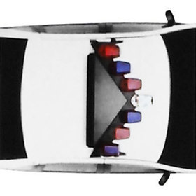 Top view of the final production version of the Lightbar configurator