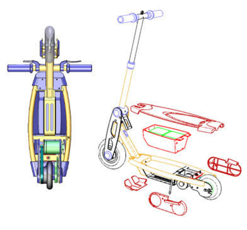 SolidWorks exploded view of the ION 150