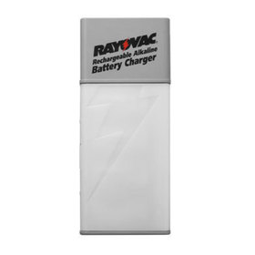 Front view of the Rayovac battery charger with not batteries inside