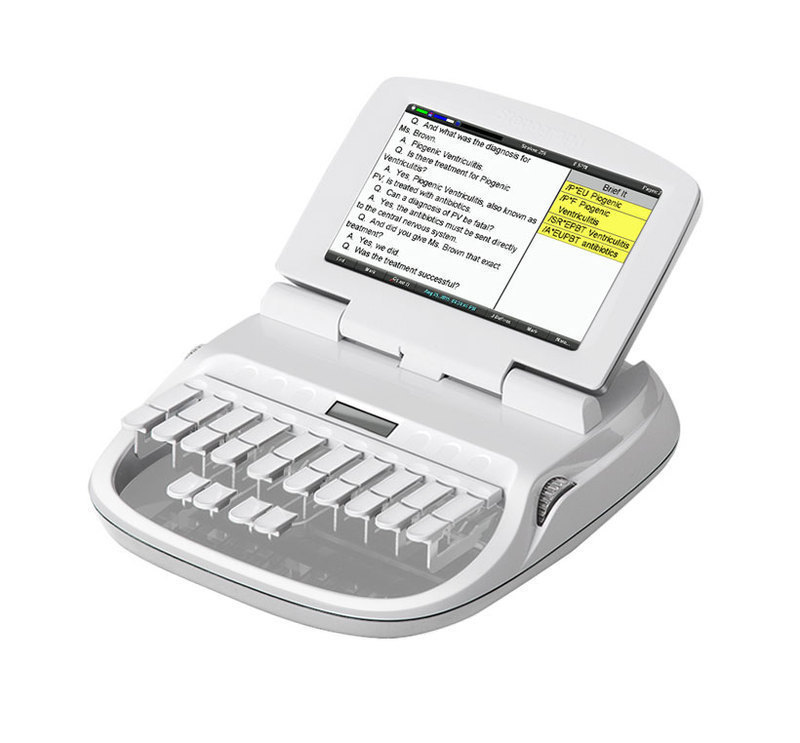 Three-quarters front view of Luminex Writer with screen angled towards the user