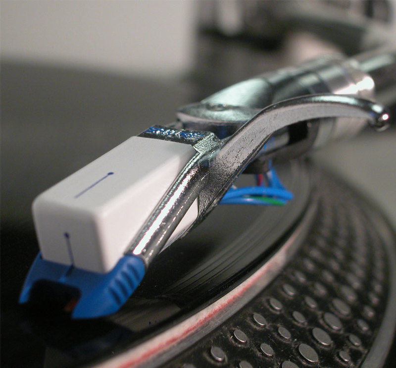 Front view of the production version of the Whitelabel DJ Record Needle