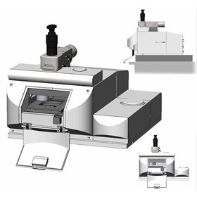 Detail views of the initial design for the mIRage IR Microscope