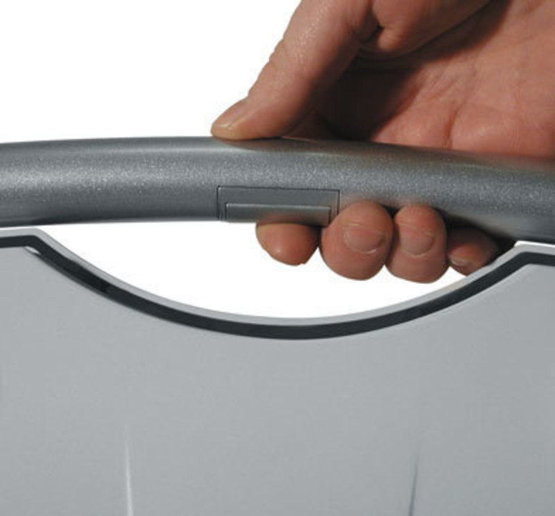 Close up view of the Tuck-a-Weigh's carrying handle