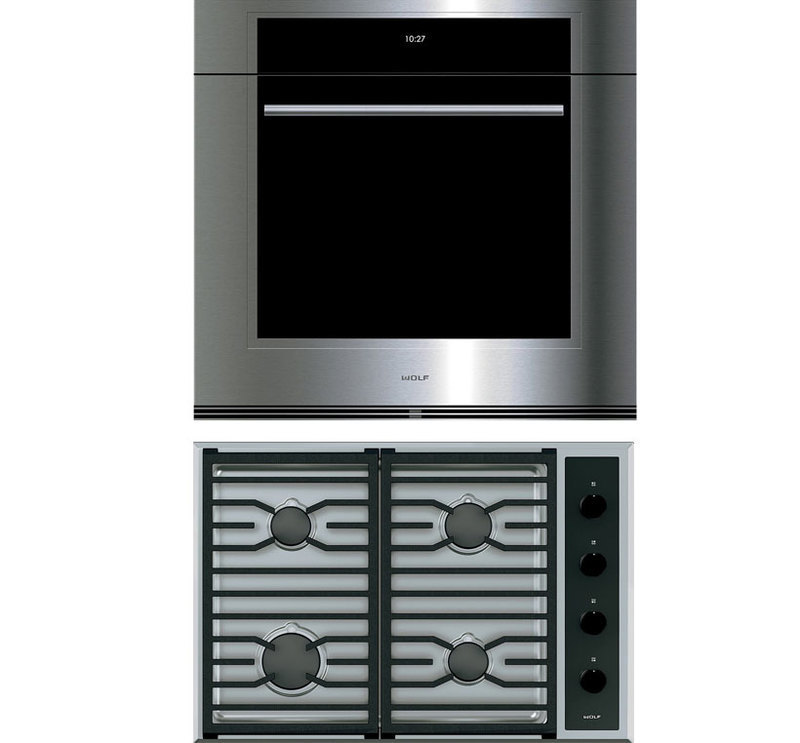 Transitional series wall oven and gas range