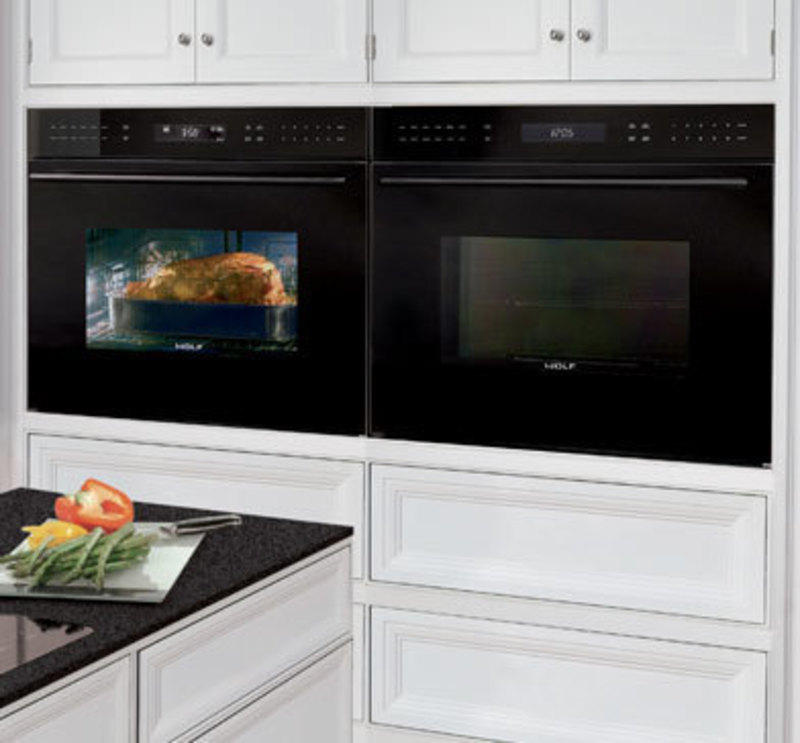 Wolf Appliance, Inc.: E Series Black Glass, Built-In Wall Oven